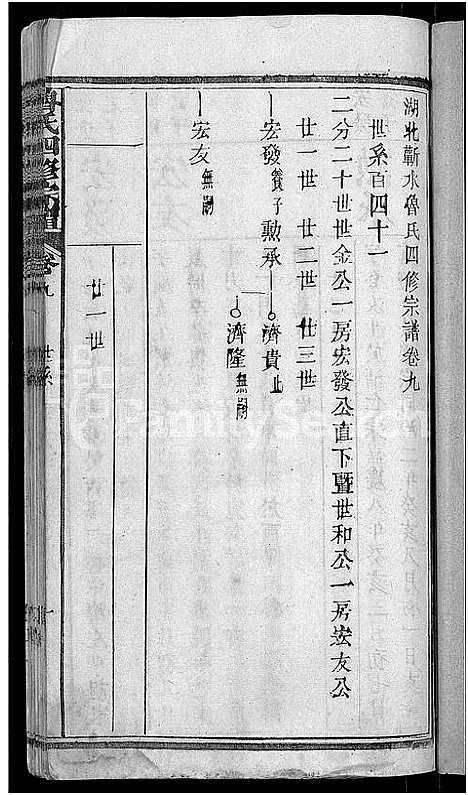 [鲁]鲁氏四修宗谱_17卷首1卷-鲁氏宗谱_湖北蕲水鲁氏四修宗谱 (湖北) 鲁氏四修家谱_九.pdf