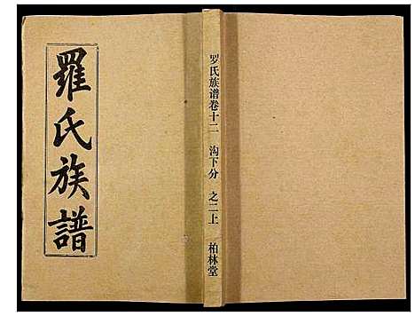 [罗]罗氏族谱_18卷首2卷附1卷 (湖北) 罗氏家谱_四十九.pdf