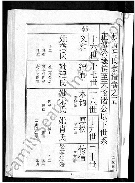 [马]马氏宗谱_10卷-楚黄马氏宗谱 (湖北) 马氏家谱_五.pdf