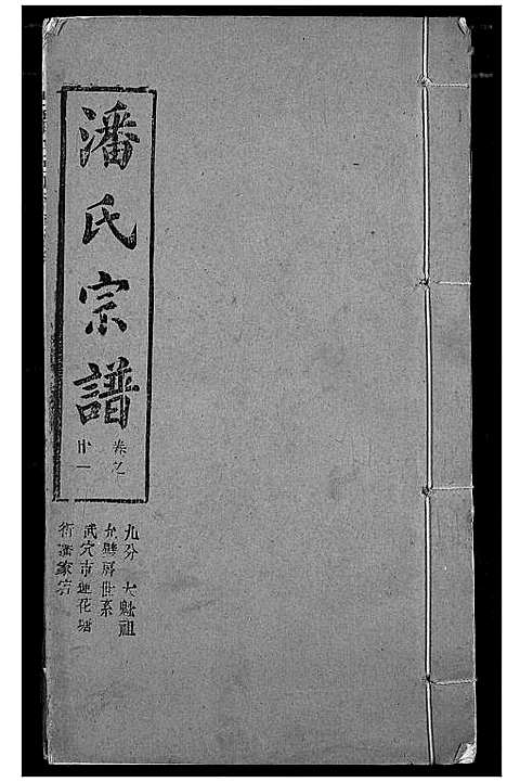 [潘]潘氏宗谱 (湖北) 潘氏家谱_二十九.pdf