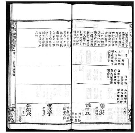 [彭]彭氏宗谱 (湖北) 彭氏家谱_二十七.pdf