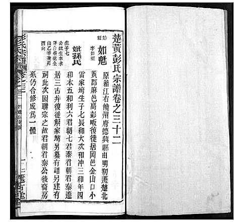 [彭]彭氏宗谱 (湖北) 彭氏家谱_三十二.pdf