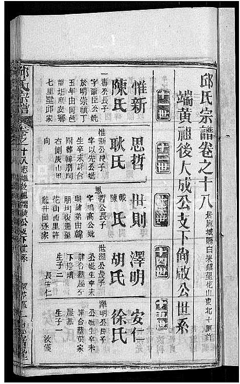 [邱]邱氏宗谱_32卷首4卷_末1卷 (湖北) 邱氏家谱_十四.pdf