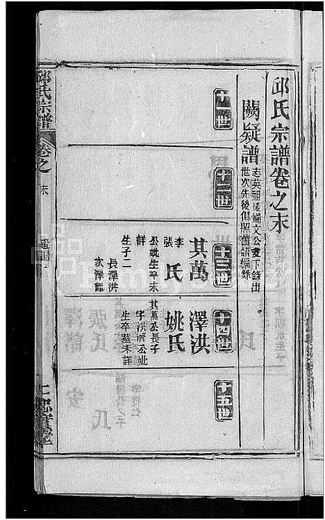 [邱]邱氏宗谱_32卷首4卷_末1卷 (湖北) 邱氏家谱_三十.pdf