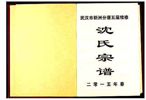 [沈]沈氏宗谱 (湖北) 沈氏家谱.pdf