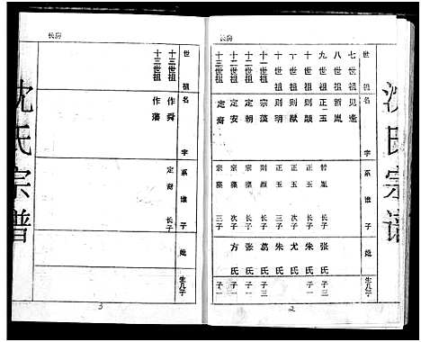 [沈]沈氏宗谱 (湖北) 沈氏家谱.pdf