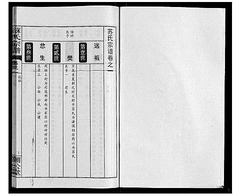 [苏]苏氏宗谱_20卷首3卷 (湖北) 苏氏家谱_四.pdf