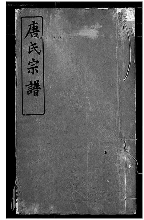 [唐]唐氏宗谱 (湖北) 唐氏家谱_一.pdf