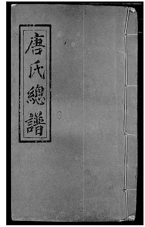 [唐]唐氏家乘 (湖北) 唐氏家乘_一.pdf