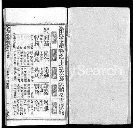 [涂]涂氏宗谱_20卷首2卷 (湖北) 涂氏家谱_九.pdf