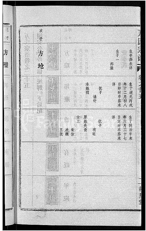 [万]万氏宗谱_38卷首3卷 (湖北) 万氏家谱_二十八.pdf