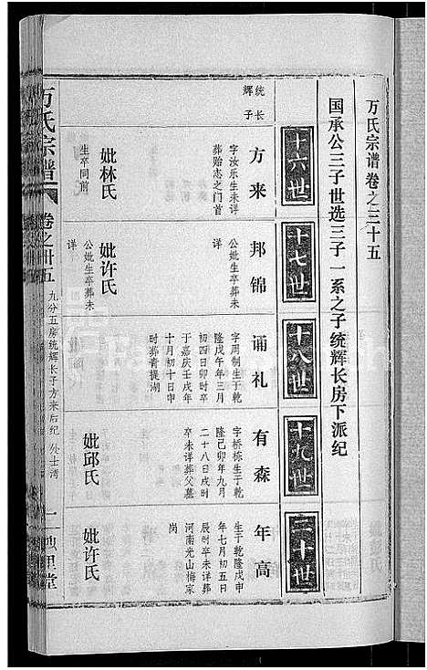 [万]万氏宗谱_38卷首3卷 (湖北) 万氏家谱_三十八.pdf