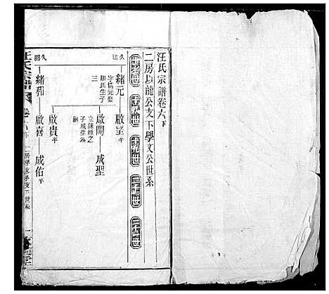 [汪]汪氏宗谱 (湖北) 汪氏家谱_九.pdf