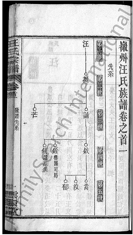 [汪]汪氏宗谱_14卷 (湖北) 汪氏家谱_一.pdf