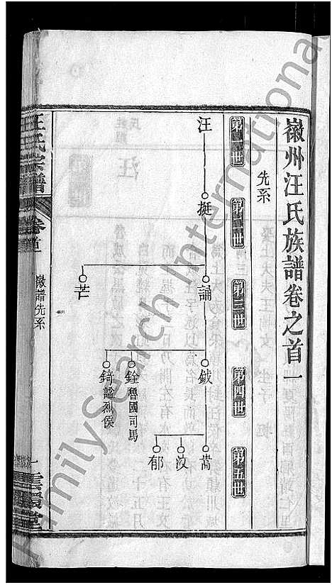 [汪]汪氏宗谱_14卷 (湖北) 汪氏家谱_一.pdf