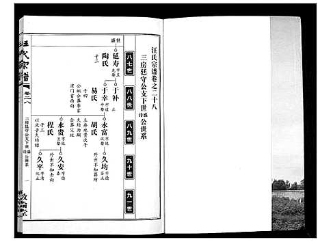 [汪]汪氏宗谱_38卷首4卷 (湖北) 汪氏家谱_二十八.pdf