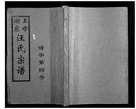 [汪]王母湖东汪氏宗谱_16卷首1卷 (湖北) 王母湖东汪氏家谱_二.pdf