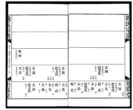 [魏]魏氏宗谱 (湖北) 魏氏家谱_三.pdf