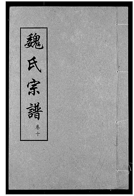 [魏]魏氏宗谱 (湖北) 魏氏家谱_十.pdf