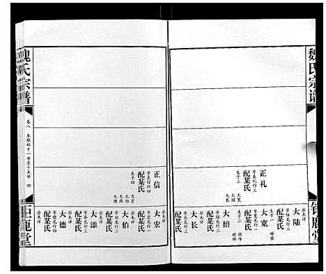 [魏]魏氏宗谱_12卷 (湖北) 魏氏家谱_八.pdf