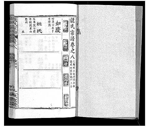 [魏]魏氏宗谱_24卷 (湖北) 魏氏家谱_八.pdf