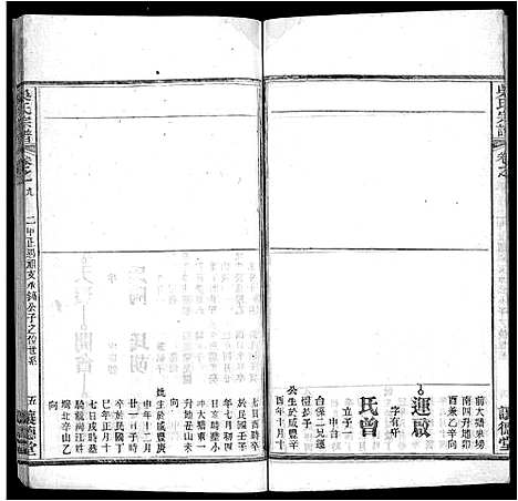 [吴]吴氏宗谱_24卷首末各2卷 (湖北) 吴氏家谱_二十三.pdf