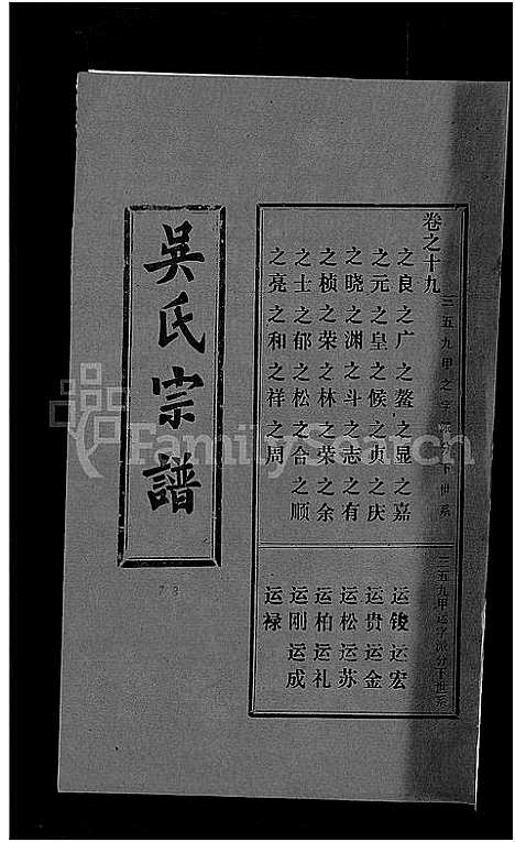 [吴]吴氏宗谱_30卷首末各2卷 (湖北) 吴氏家谱_十四.pdf