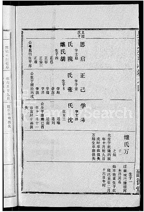 [吴]吴氏宗谱_30卷首末各2卷 (湖北) 吴氏家谱_三十一.pdf