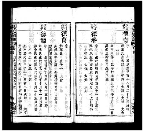 [吴]吴氏宗谱_残卷-Wu Shi_吴氏宗谱 (湖北) 吴氏家谱_四.pdf