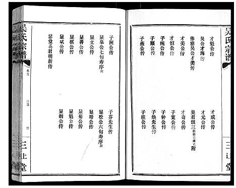 [吴]吴氏宗谱_9卷首3卷续谱卷1卷 (湖北) 吴氏家谱_二.pdf