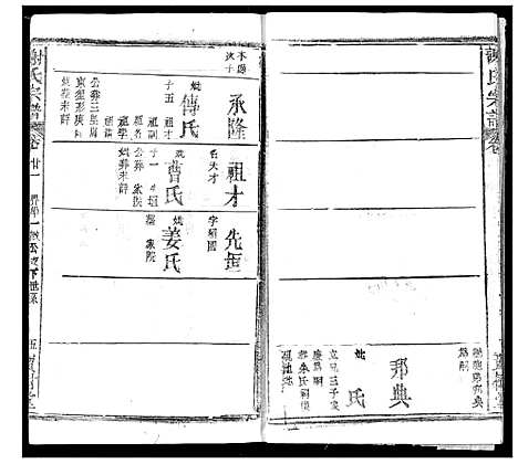 [谢]谢氏宗谱 (湖北) 谢氏家谱_三十一.pdf