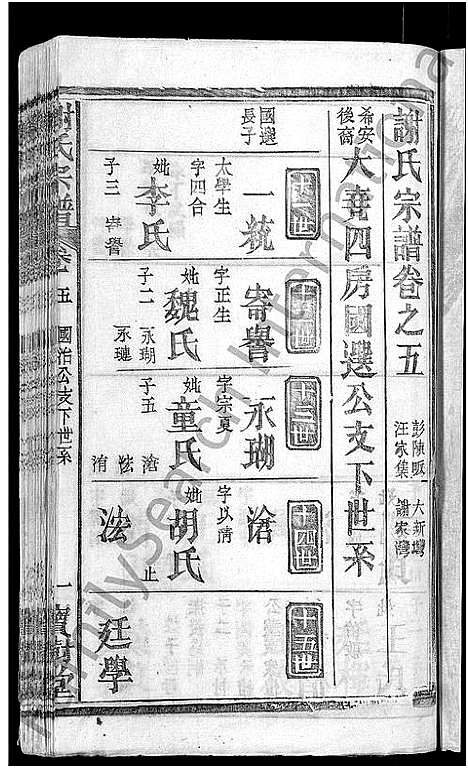 [谢]谢氏宗谱_26卷_及卷首 (湖北) 谢氏家谱_三.pdf