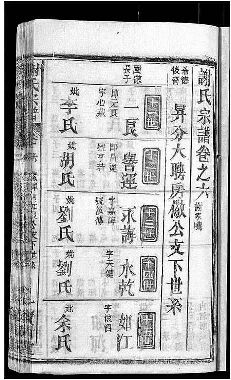 [谢]谢氏宗谱_26卷_及卷首 (湖北) 谢氏家谱_五.pdf