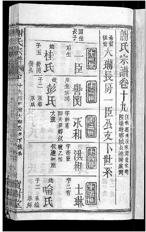 [谢]谢氏宗谱_26卷_及卷首 (湖北) 谢氏家谱_二十二.pdf