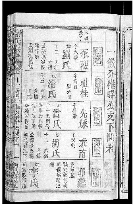 [谢]谢氏宗谱_26卷_及卷首 (湖北) 谢氏家谱_二十五.pdf