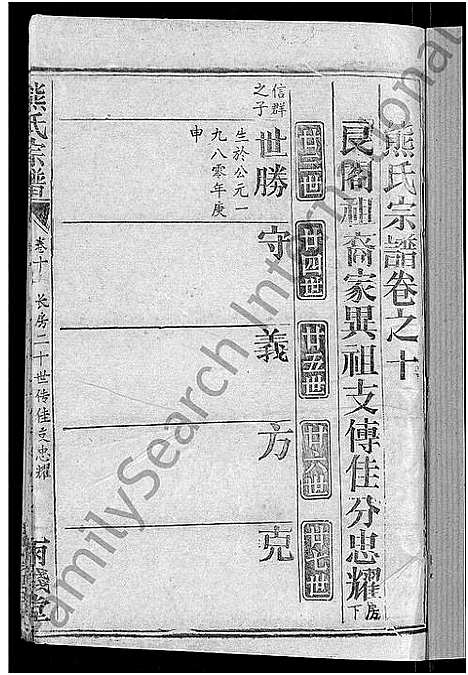 [熊]熊氏宗谱_47卷首5卷 (湖北) 熊氏家谱_七.pdf