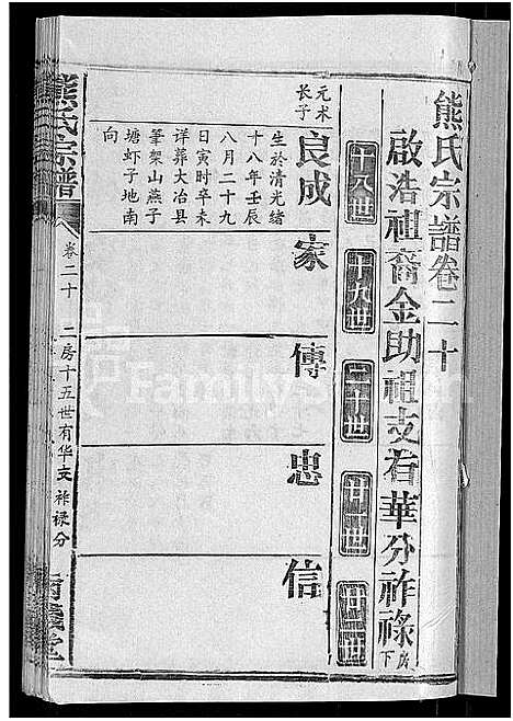 [熊]熊氏宗谱_47卷首5卷 (湖北) 熊氏家谱_十八.pdf