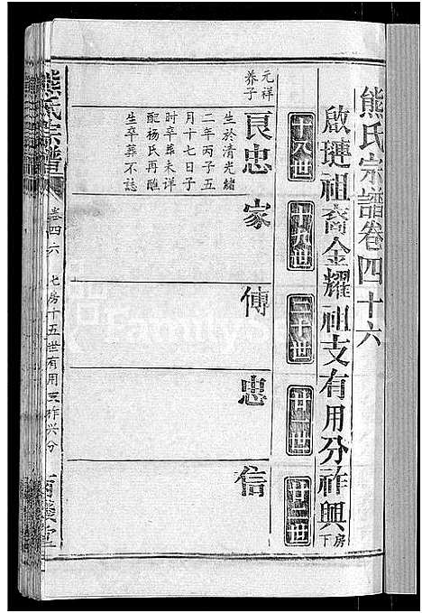 [熊]熊氏宗谱_47卷首5卷 (湖北) 熊氏家谱_四十七.pdf