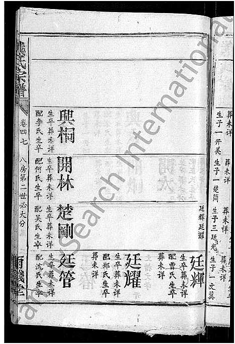 [熊]熊氏宗谱_47卷首5卷 (湖北) 熊氏家谱_四十八.pdf