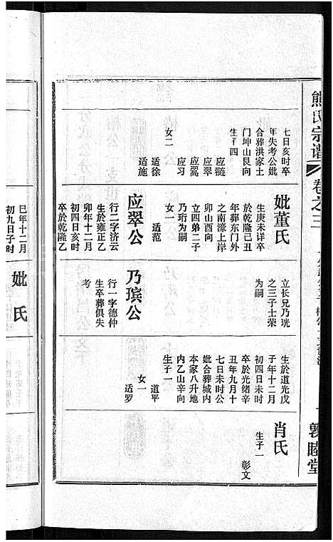 [熊]熊氏宗谱_各房分卷 (湖北) 熊氏家谱_十.pdf