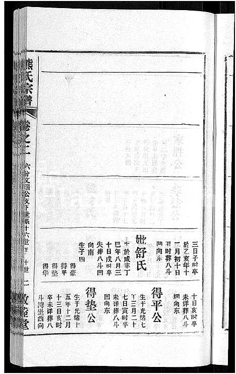 [熊]熊氏宗谱_各房分卷 (湖北) 熊氏家谱_二十四.pdf