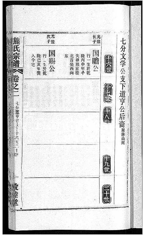 [熊]熊氏宗谱_各房分卷 (湖北) 熊氏家谱_二十六.pdf