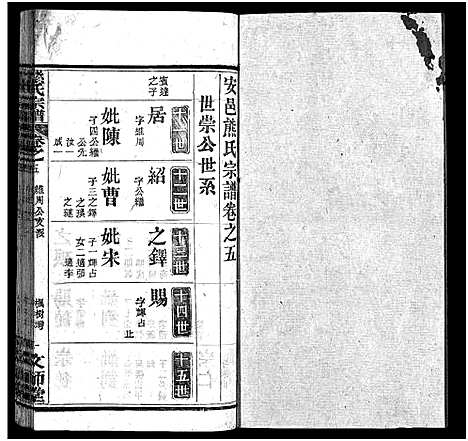 [熊]熊氏宗谱_13卷首1卷-安邑熊氏宗谱_Xiong Shi (湖北) 熊氏家谱_六.pdf