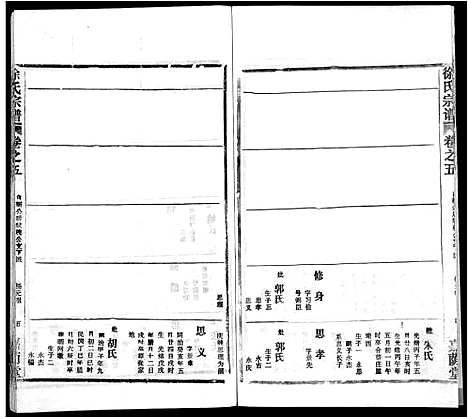 [徐]徐氏宗谱_8卷首2卷-Xu Shi (湖北) 徐氏家谱_八.pdf