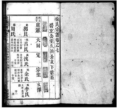 [徐]徐氏宗谱_16卷-Xu Shi (湖北) 徐氏家谱_七.pdf