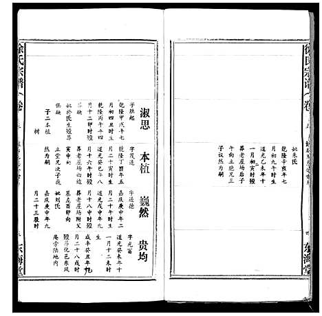 [徐]徐氏宗谱_9卷首1卷 (湖北) 徐氏家谱_五.pdf