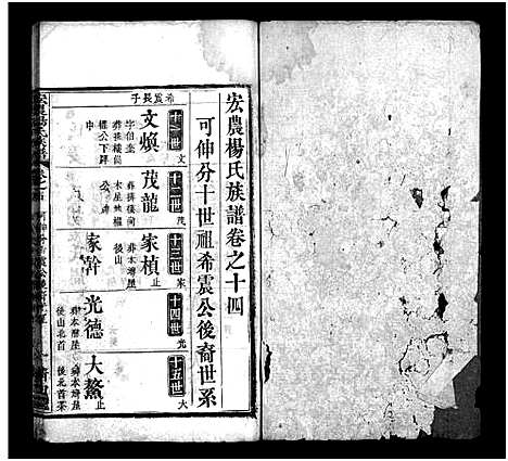 [杨]宏农杨氏族谱_14卷-Hong Nong Yang Shi_宏农杨氏族谱 (湖北) 宏农杨氏家谱_十一.pdf