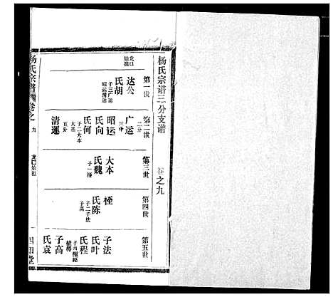 [杨]杨氏宗谱 (湖北) 杨氏家谱_二十二.pdf