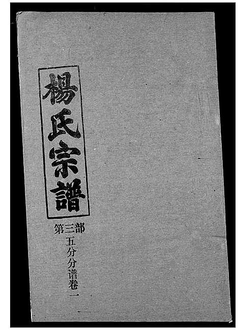 [杨]杨氏宗谱 (湖北) 杨氏家谱_二十三.pdf