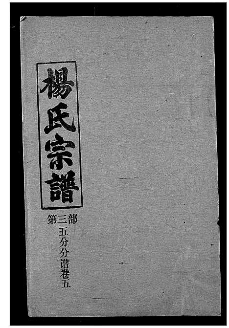 [杨]杨氏宗谱 (湖北) 杨氏家谱_二十八.pdf